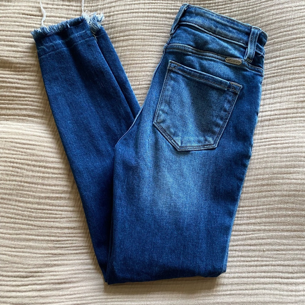 KanCan High Rise Ankle‎ Skinny Distressed Estilo Skinny Jeans